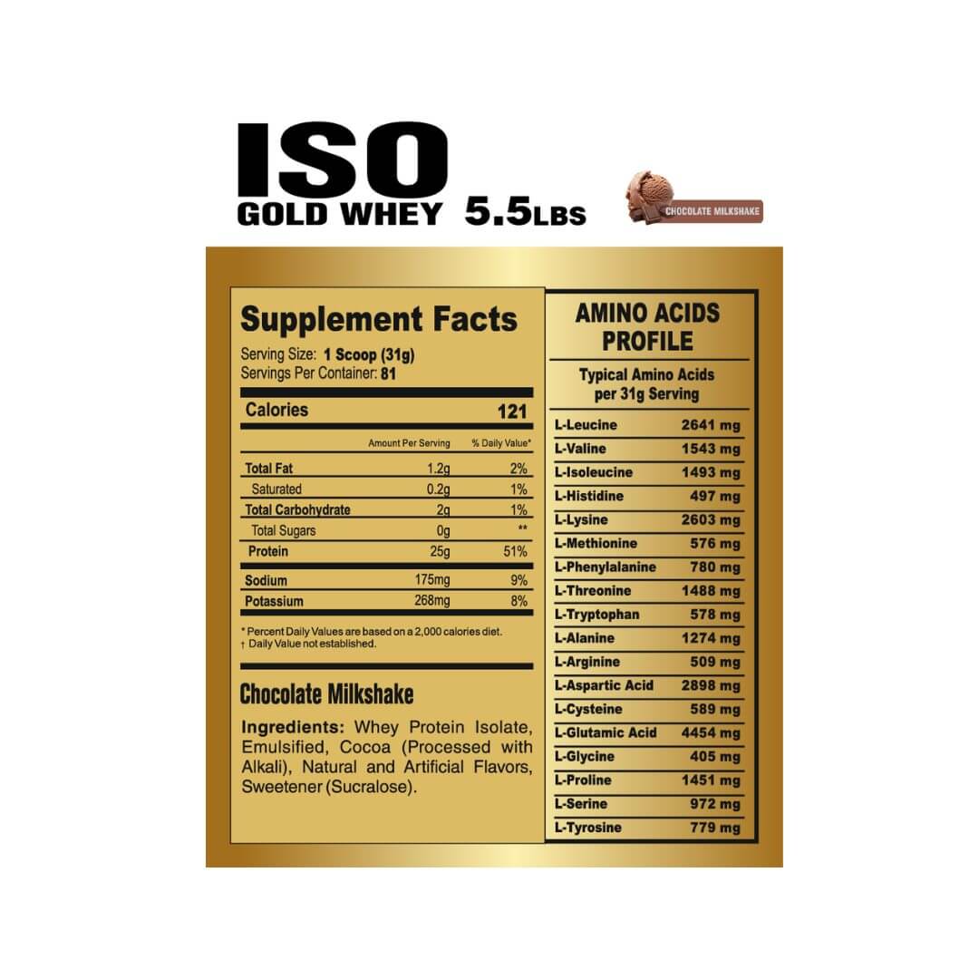 Iso Gold Chocolate Tabla Nutricional Iso Gold Chocolate Tabla Nutricional